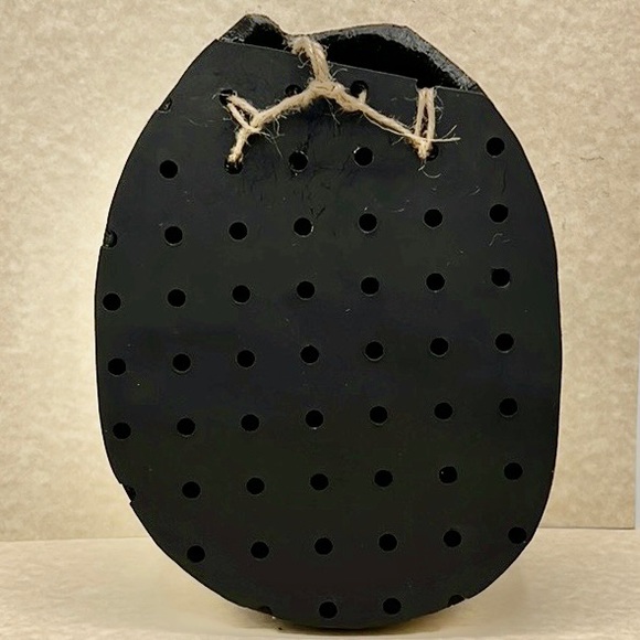 Hand Crafted Wall Pocket Pink Purple Tulips Original Gourd Art Air Plant Holder - Picture 10 of 17